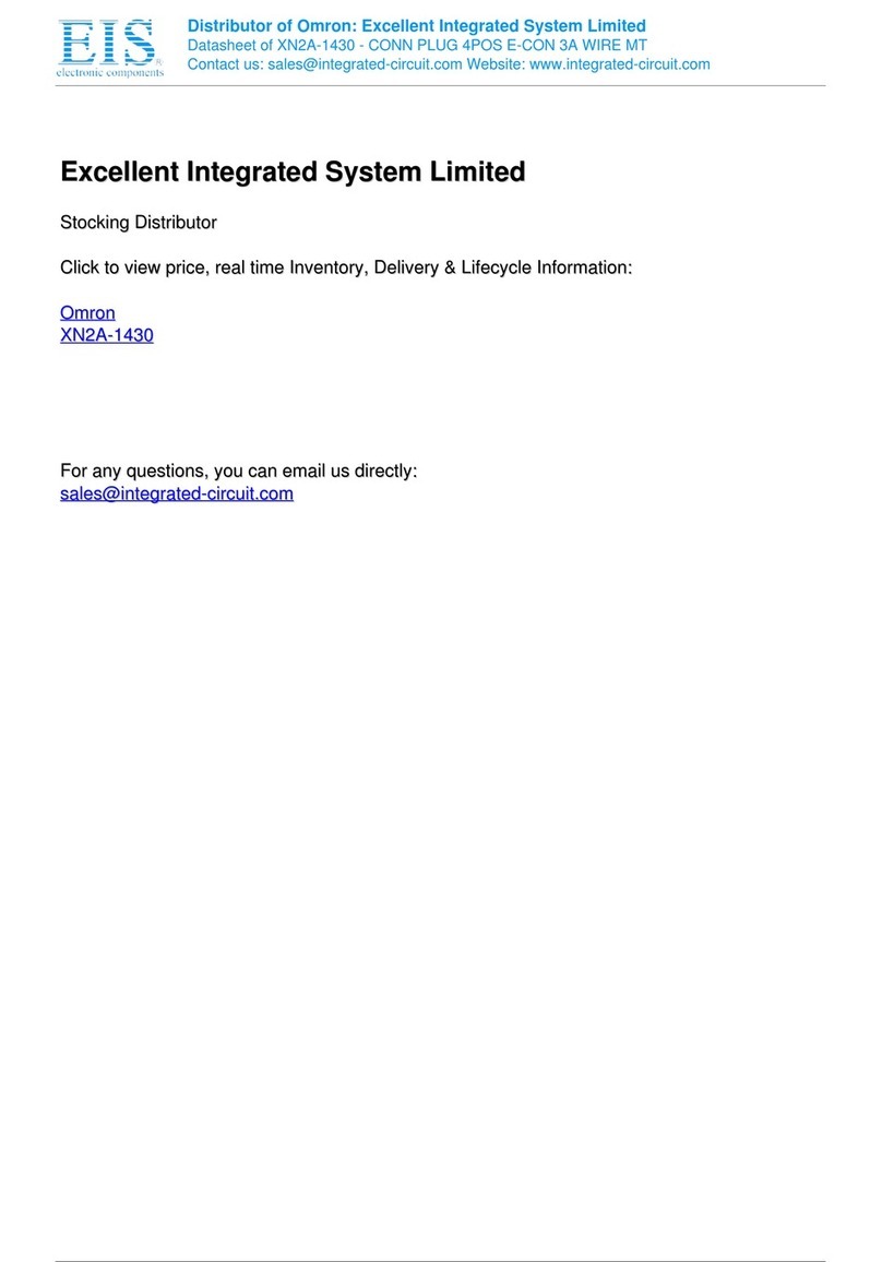 Omron XN2 Manuel utilisateur