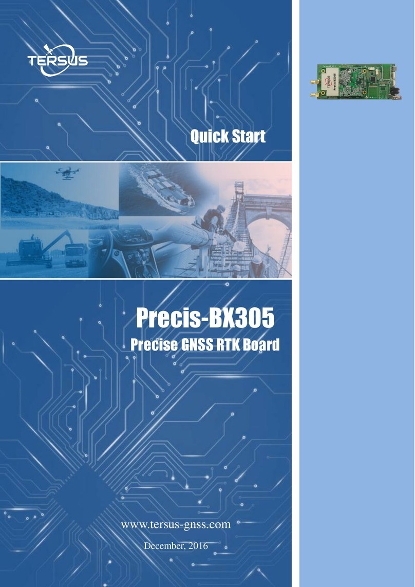 TERSUS Precis-BX305 Manuel utilisateur TERSUS Precis-BX305 Manuel utilisateur