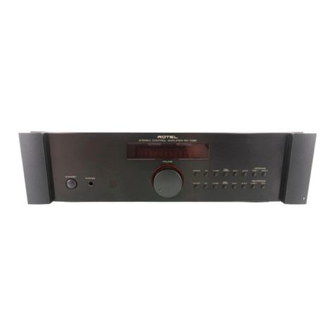 Rotel RC-1090 Manuel utilisateur Rotel RC-1090 Manuel utilisateur