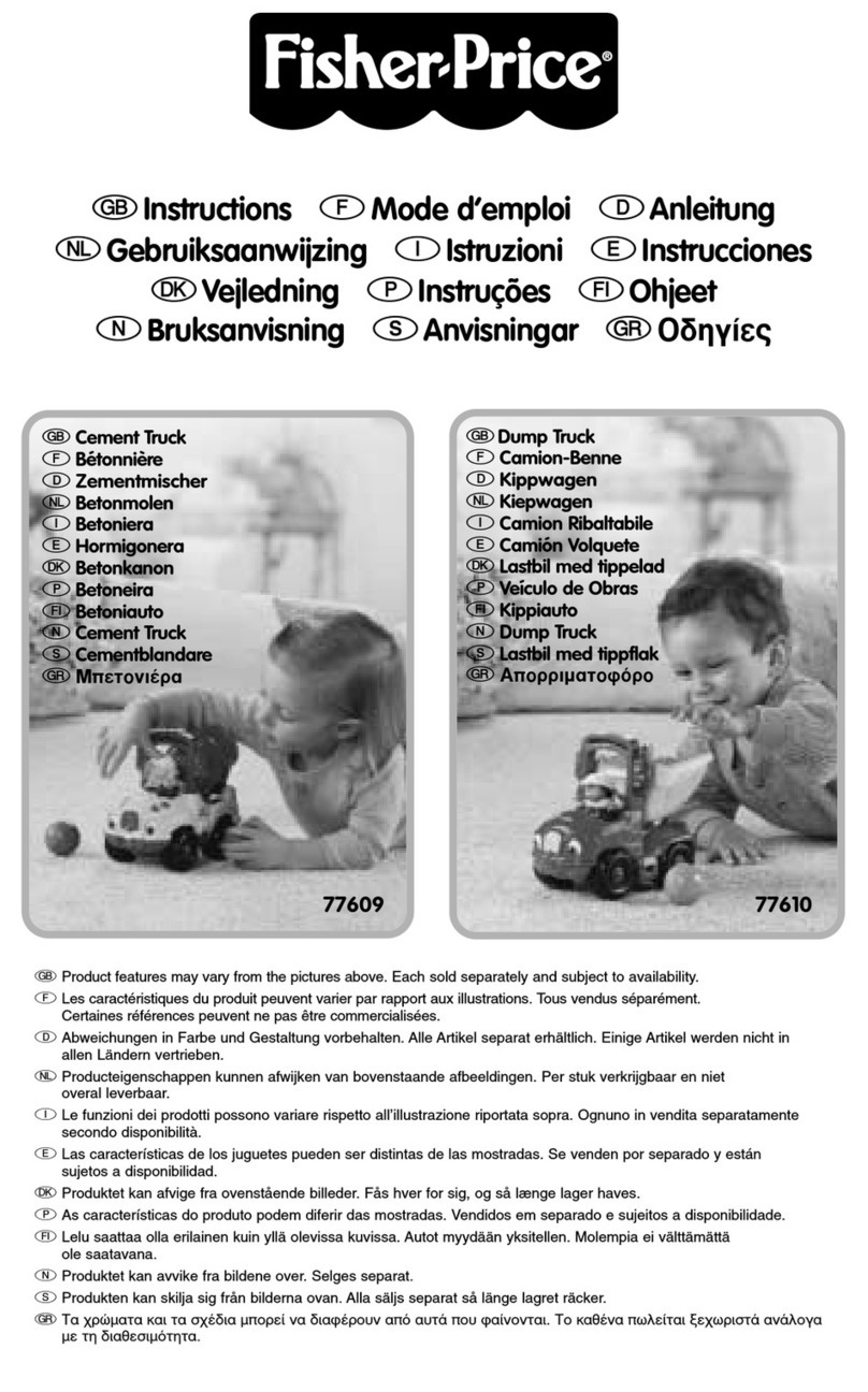 Fisher-Price 77609 Manuel utilisateur