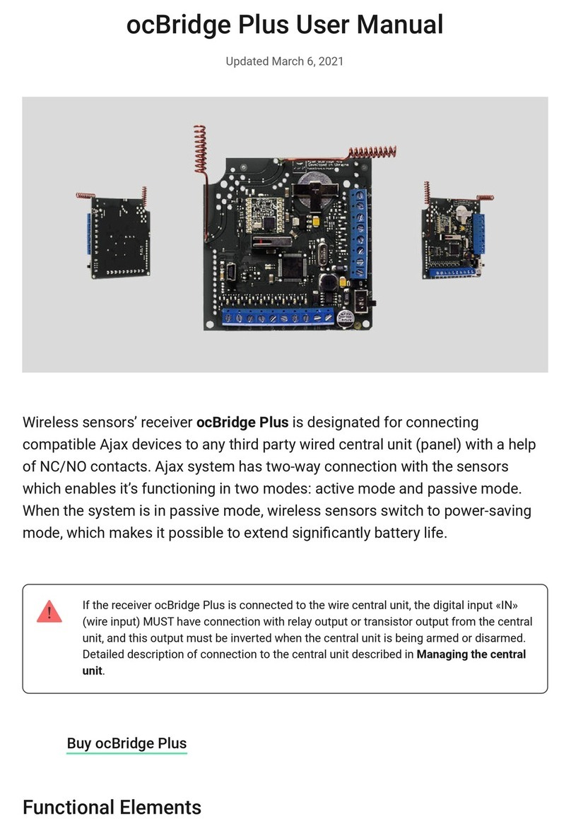 AJAX ocBridge Plus Manuel utilisateur