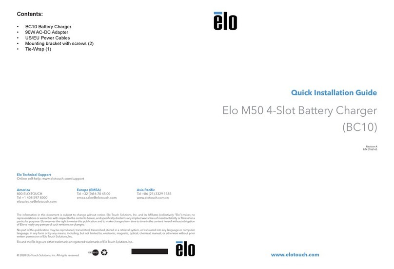 Elo TouchSystems Elo M50 Manuel utilisateur