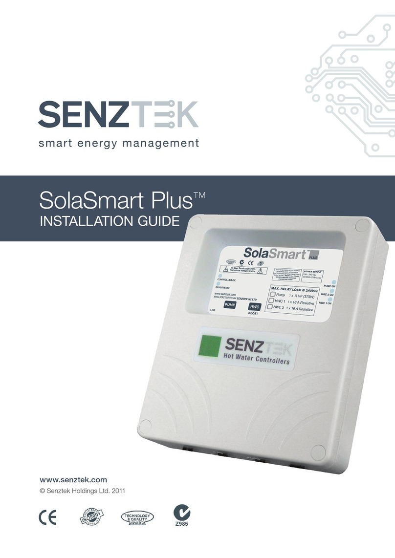 Senztek SolaSmart Plus Manuel utilisateur