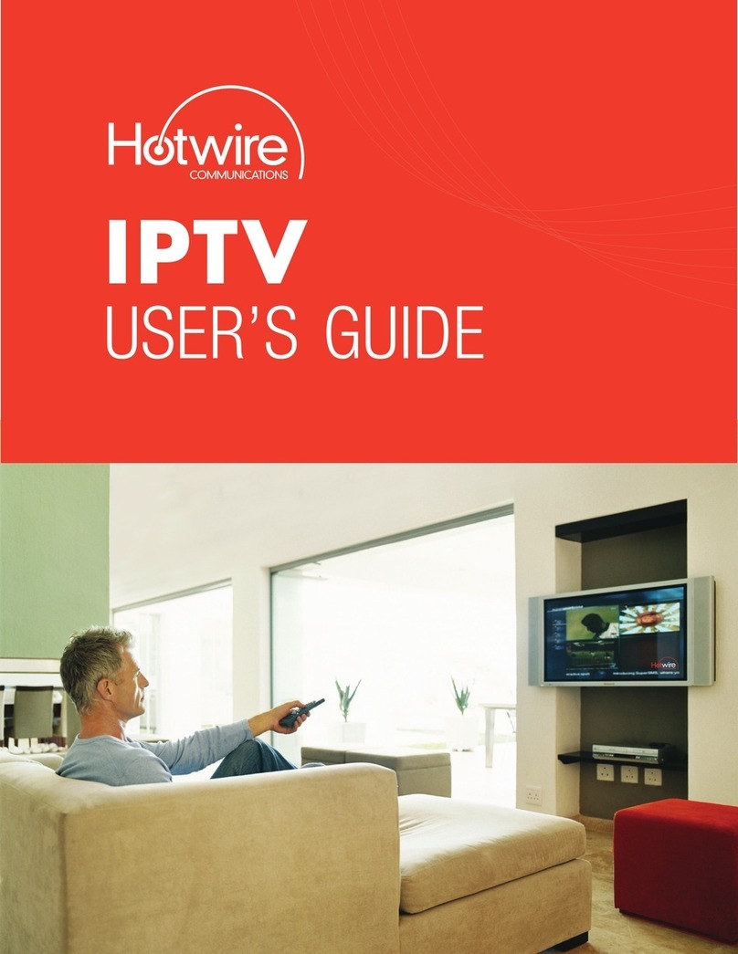 HotWire IPTV Manuel utilisateur