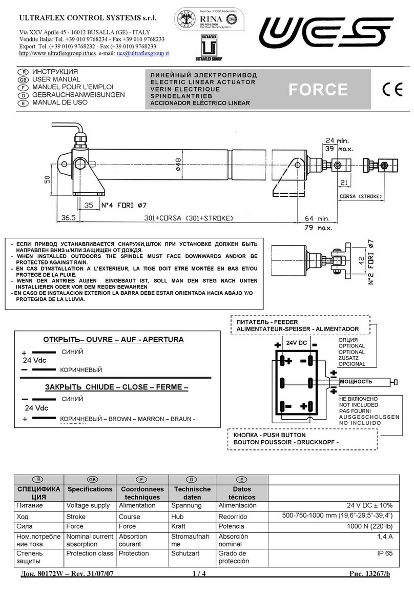 Ultraflex UCS FORCE Manuel utilisateur