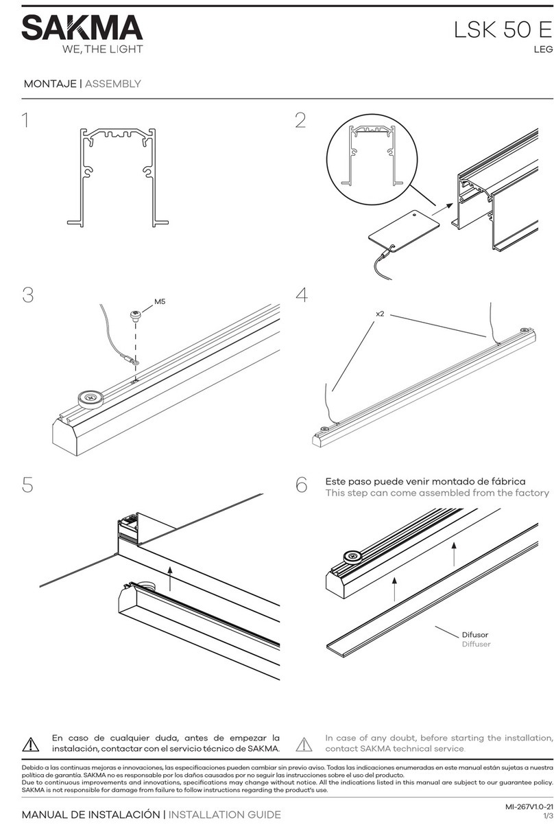 SAKMA LSK 50 E Manuel utilisateur