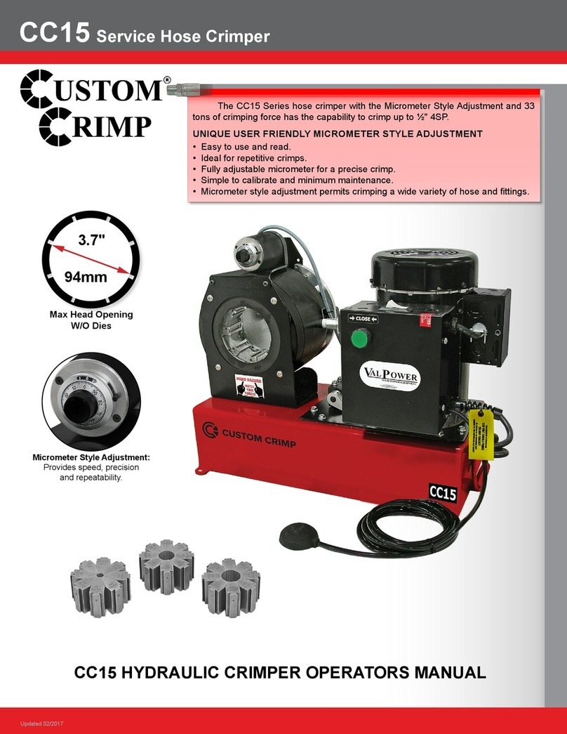 CustomCrimp CC15 Manuel utilisateur