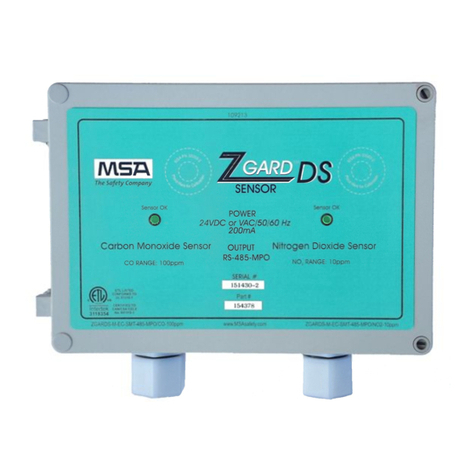 MSA ZGARD S Manuel utilisateur MSA ZGARD S Manuel utilisateur