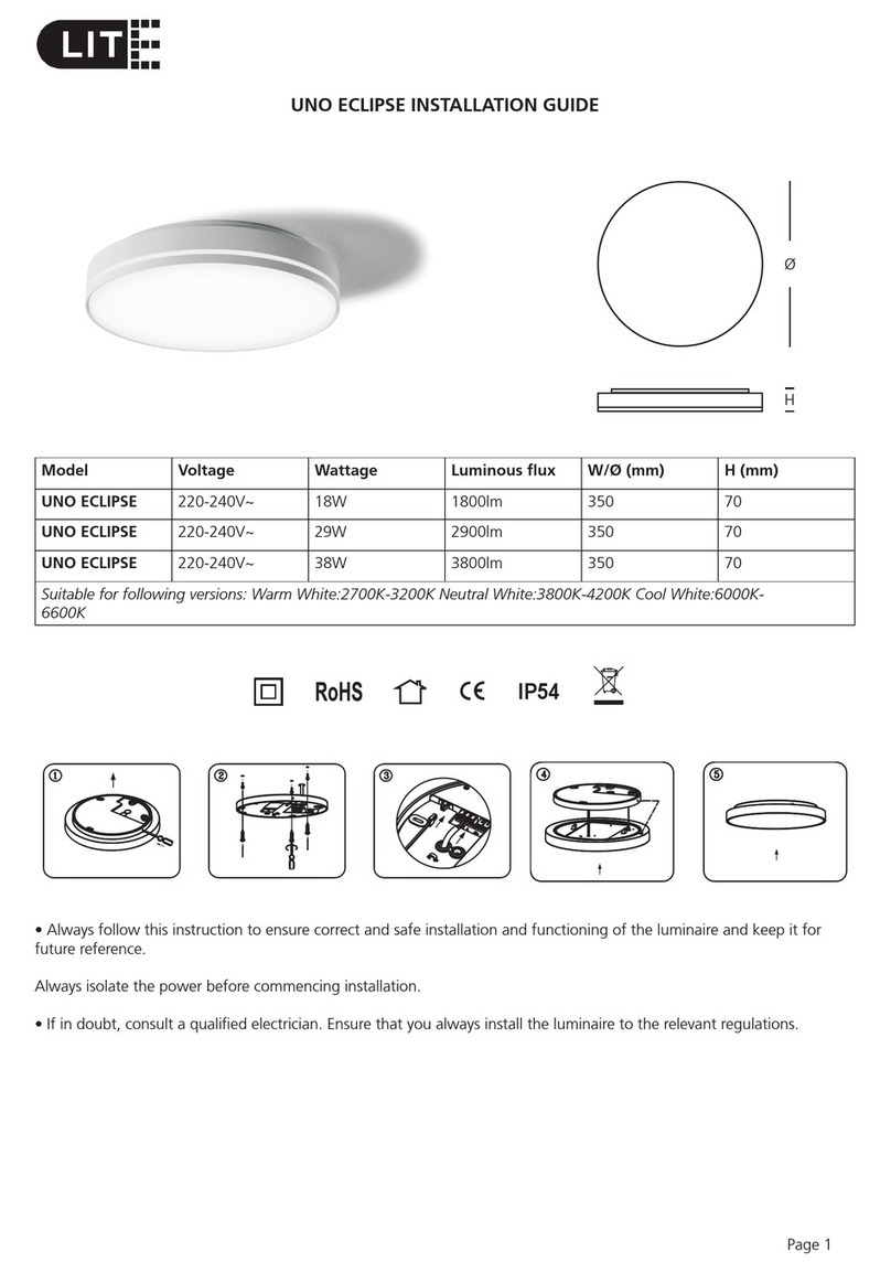 Lite UNO ECLIPSE Manuel utilisateur