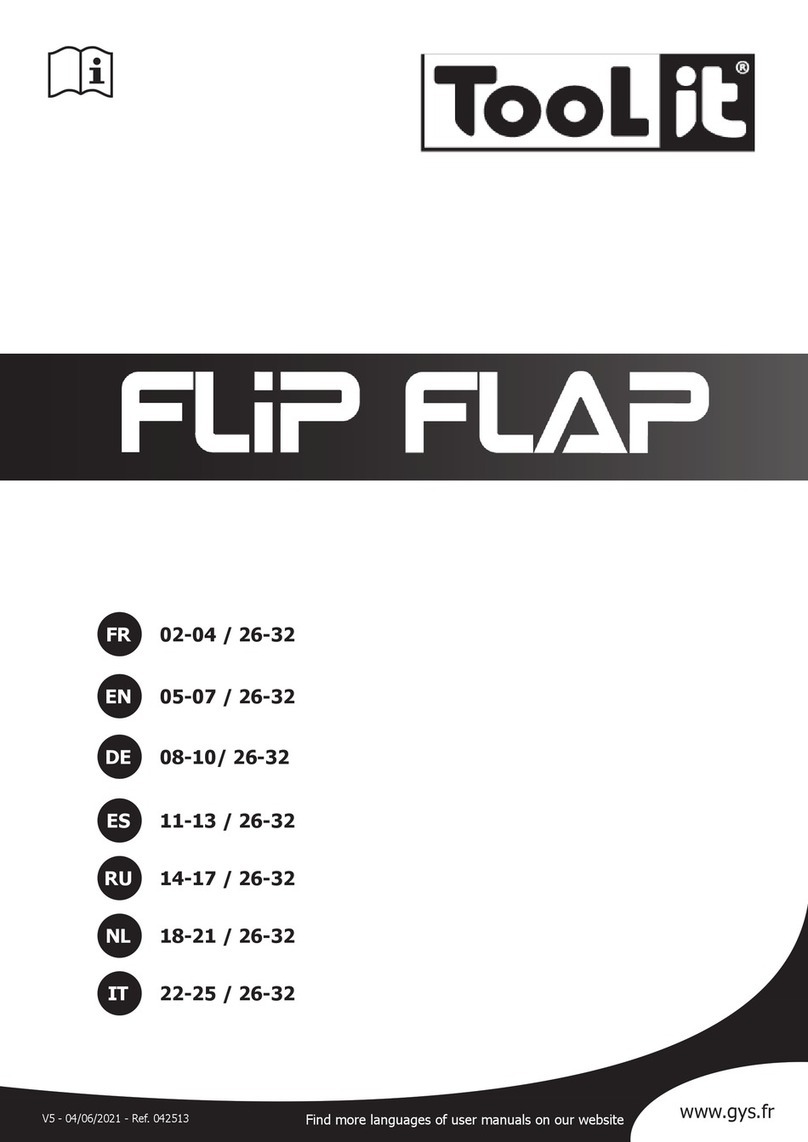 Tool it FLIP FLAP Manuel utilisateur