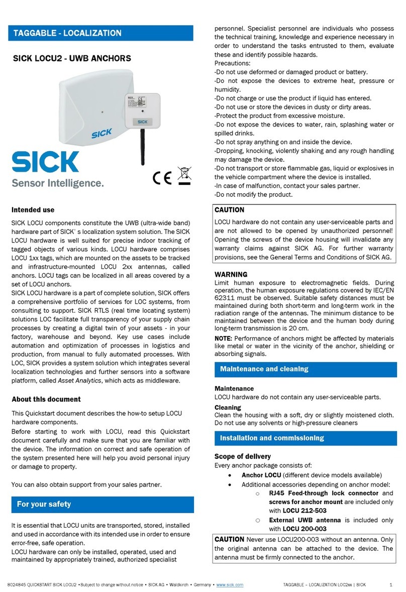 SICK LOCU2 Manuel utilisateur