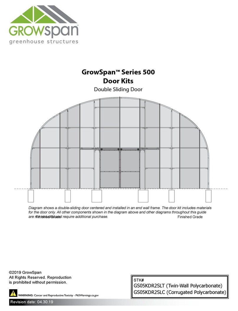 GrowSpan 500 Series Manuel utilisateur