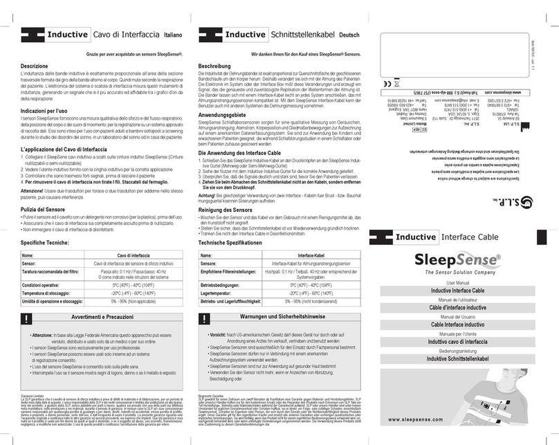 Sleep Sense Inductive Manuel utilisateur