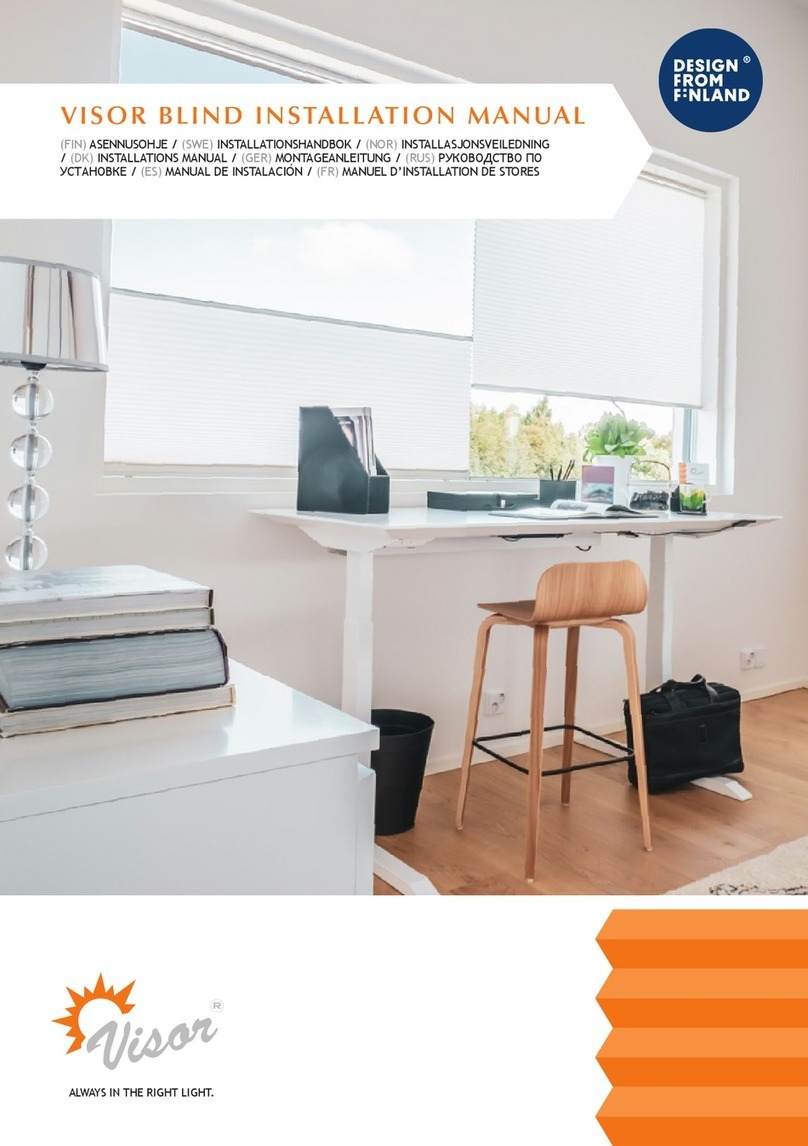 VISOR VISOR BLIND Manuel utilisateur