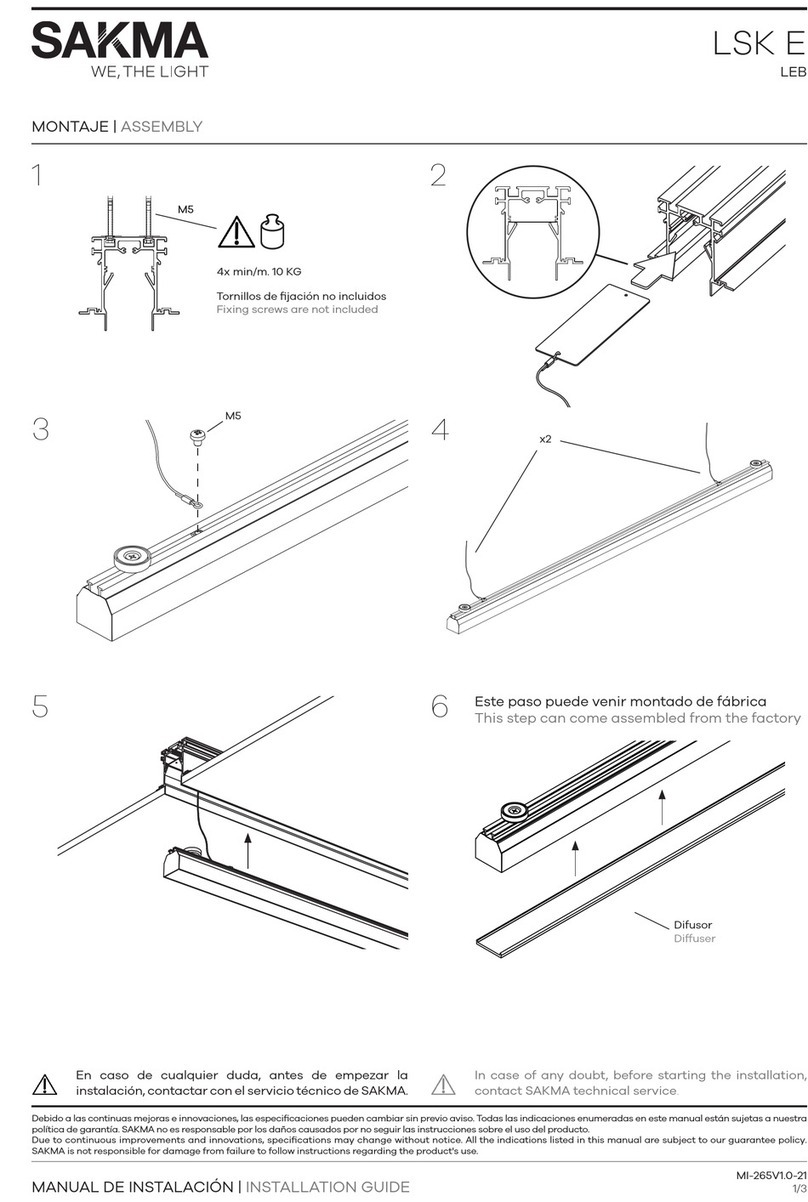 SAKMA LSK E Manuel utilisateur