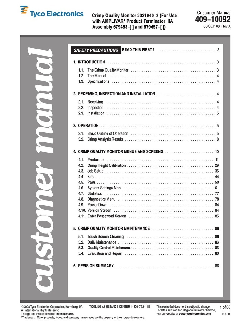 Tyco Electronics 2031940-2 Guide de référence