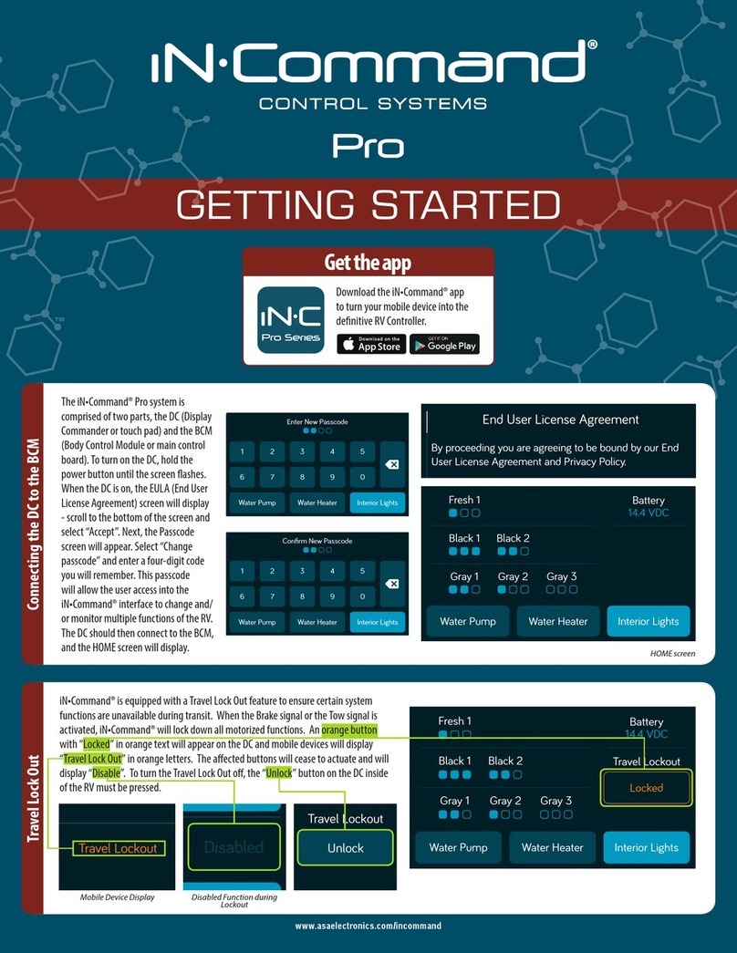 ASA Electronics iN-Command JRVCS105 Manuel utilisateur