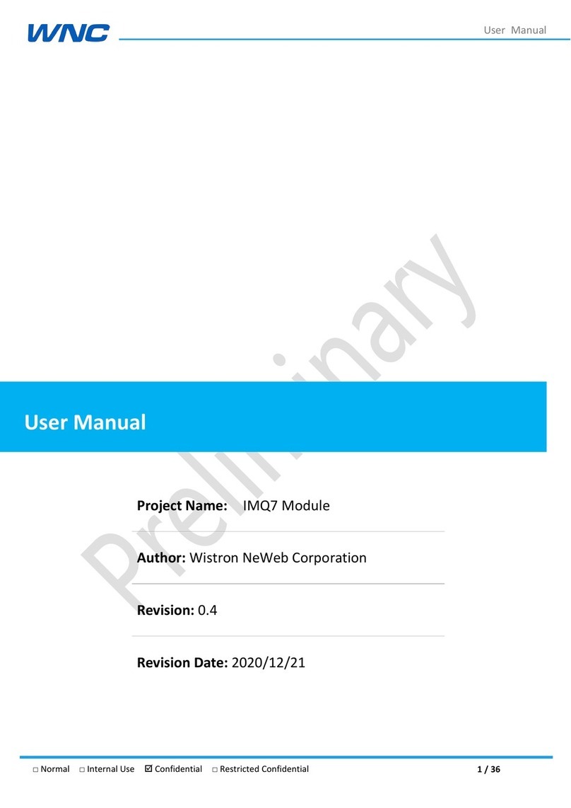WNC IMQ7 Manuel utilisateur