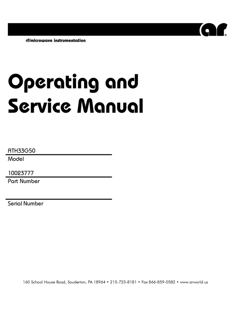 AR ATH33G50 Manuel de service
