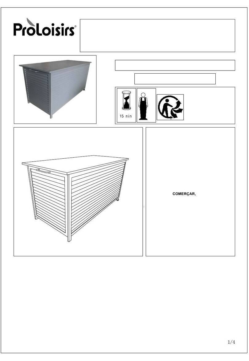 Proloisirs STORIA Guide d'installation Proloisirs STORIA Guide d'installation