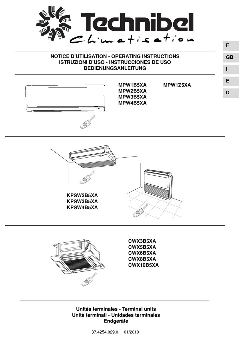 Technibel MPW1B5XA Manuel utilisateur Technibel MPW1B5XA Manuel utilisateur