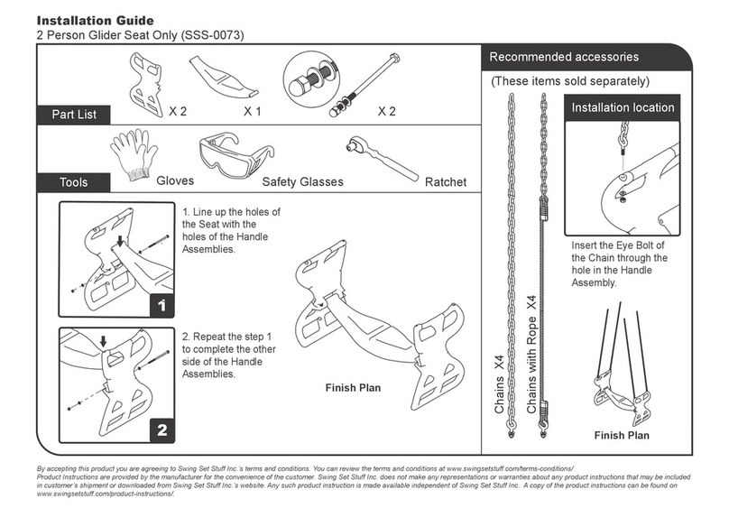Swing Set Stuff SSS-0073 Manuel utilisateur