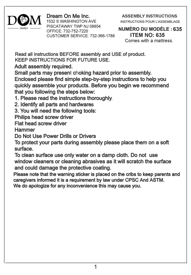 DOM 635 Manuel utilisateur DOM 635 Manuel utilisateur