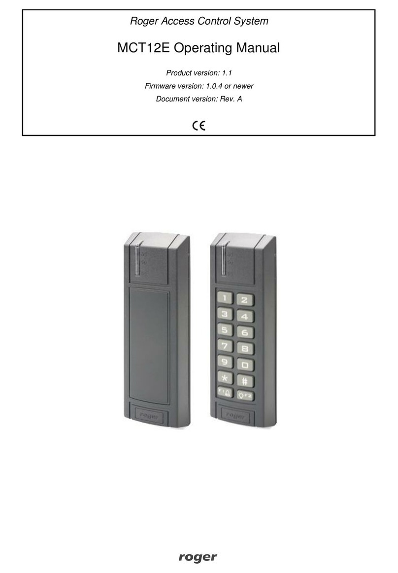 Roger MCT12E Manuel utilisateur
