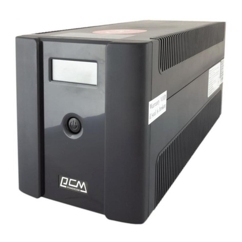 Powercom Line-Interactive 1025AP Manuel utilisateur Powercom Line-Interactive 1025AP Manuel utilisateur