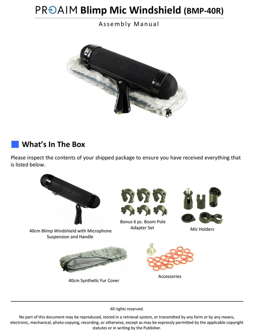 PROAIM BMP-40R Manuel utilisateur