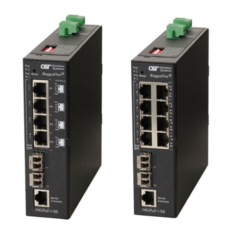 Omnitron Systems RuggedNet 10GPoE+/Mi Manuel utilisateur