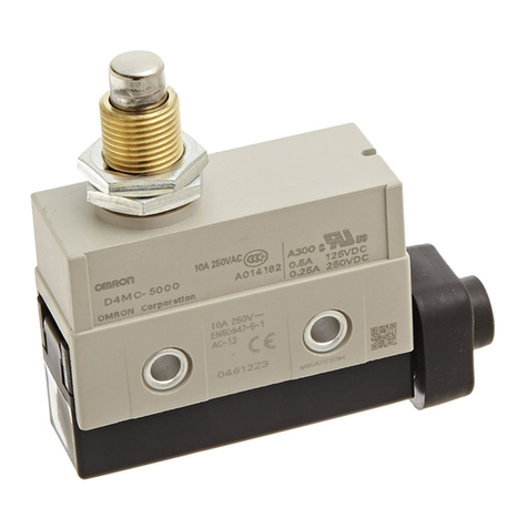 Omron D4MC-5000 Manuel utilisateur