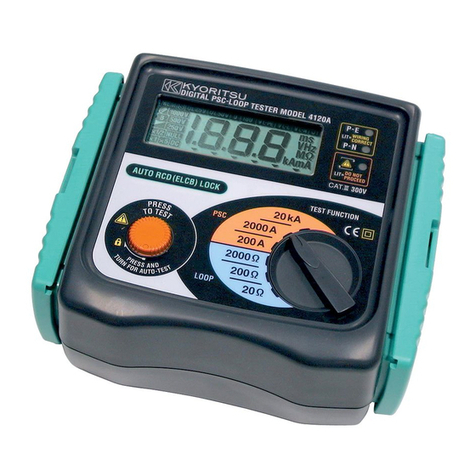 KYORITSU 4116A Mode d’emploi KYORITSU 4116A Mode d’emploi