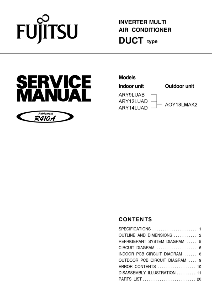 Fujitsu ARY9LUAB Manuel utilisateur