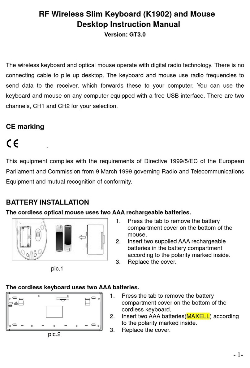 Gtech K1902 Manuel utilisateur