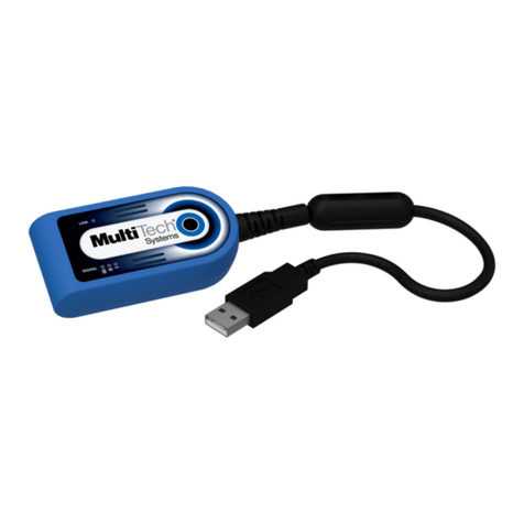 Multitech QuickCarrier USB-D MTD-MVW1 Manuel utilisateur