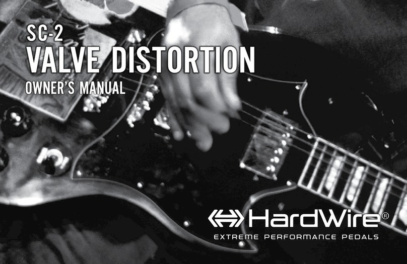 Hard Wire SC-2 Manuel utilisateur