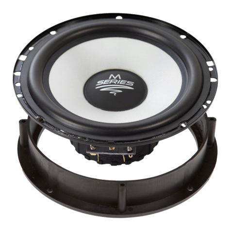 Audiosystem M165 Manuel utilisateur