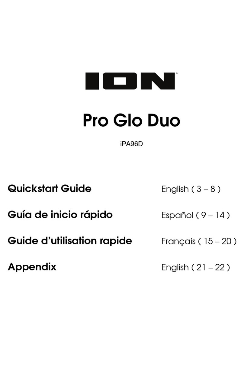 ION Pro Glo Duo Manuel utilisateur