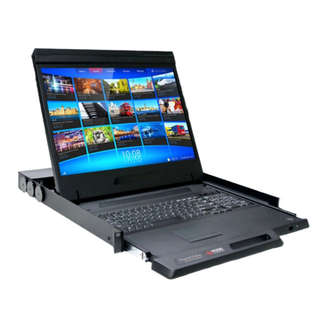 Rose electronics Rackview LCD Panel Mount 19" Manuel utilisateur