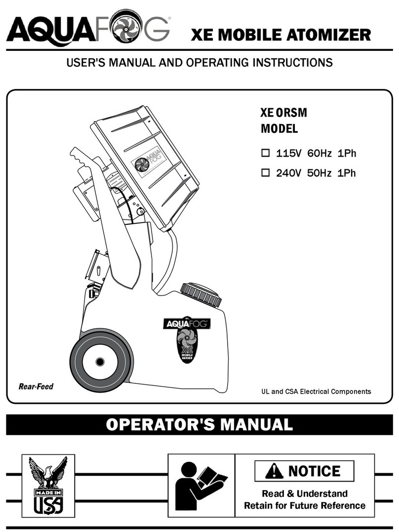 Aquafog XE ORSM Manuel