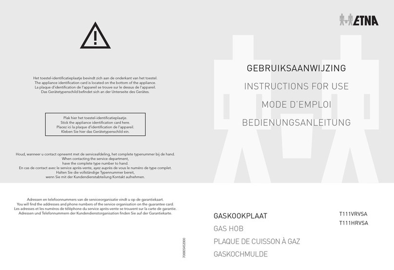 ETNA T111VRVSA Manuel utilisateur