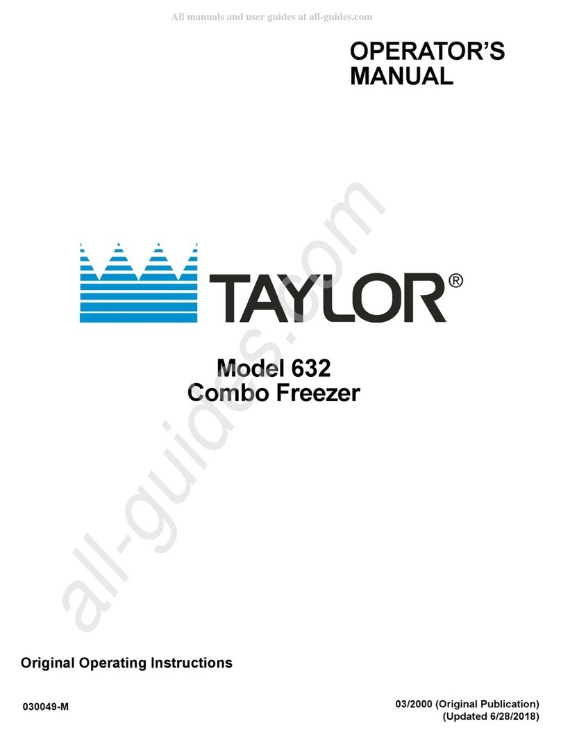 Taylor 632 Manuel utilisateur