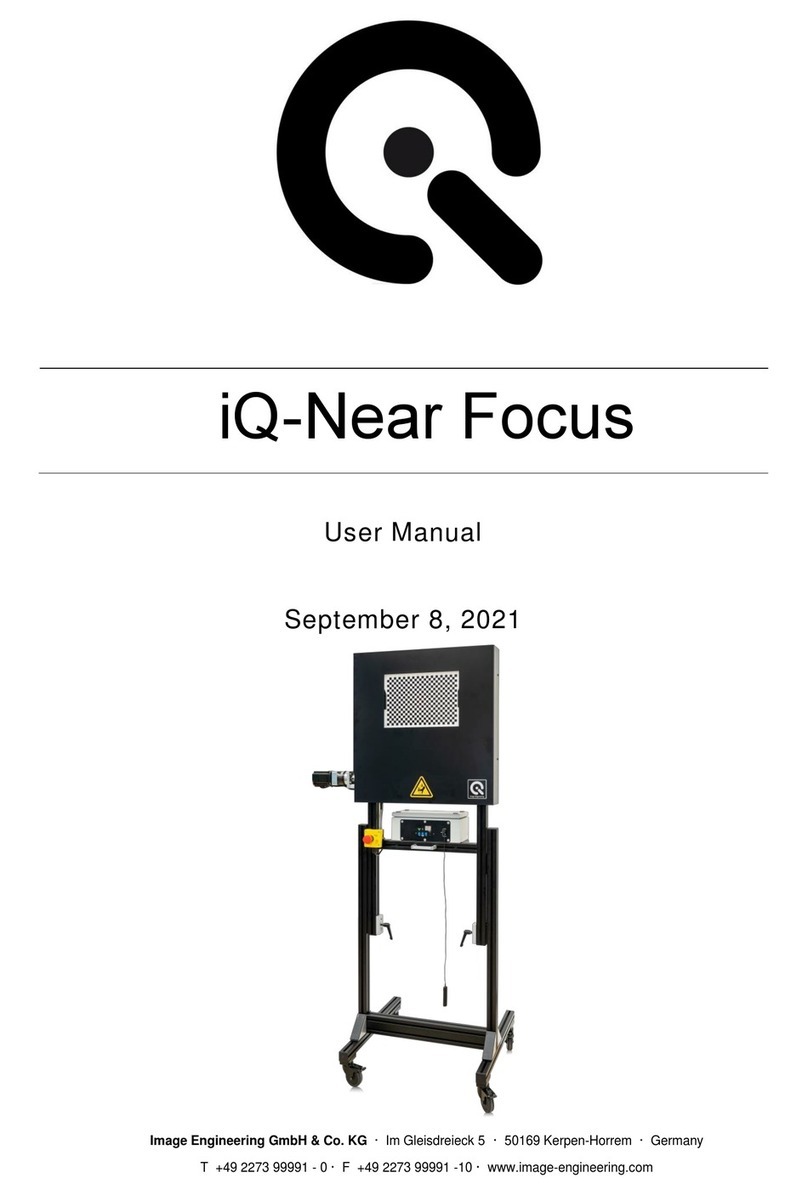 Image Engineering iQ-Near Focus Manuel utilisateur