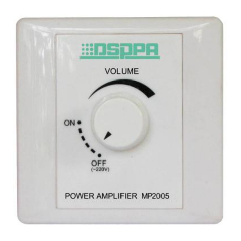 DSPPA MP2005A Manuel utilisateur