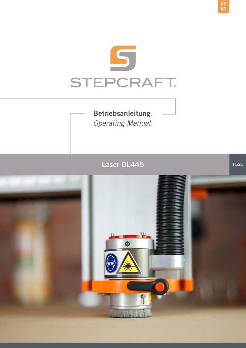 STEPCRAFT DL445 Manuel utilisateur STEPCRAFT DL445 Manuel utilisateur