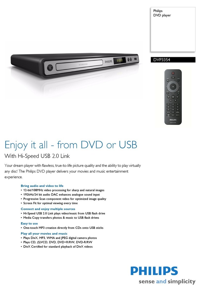 Philips DVP3354/12 Manuel utilisateur