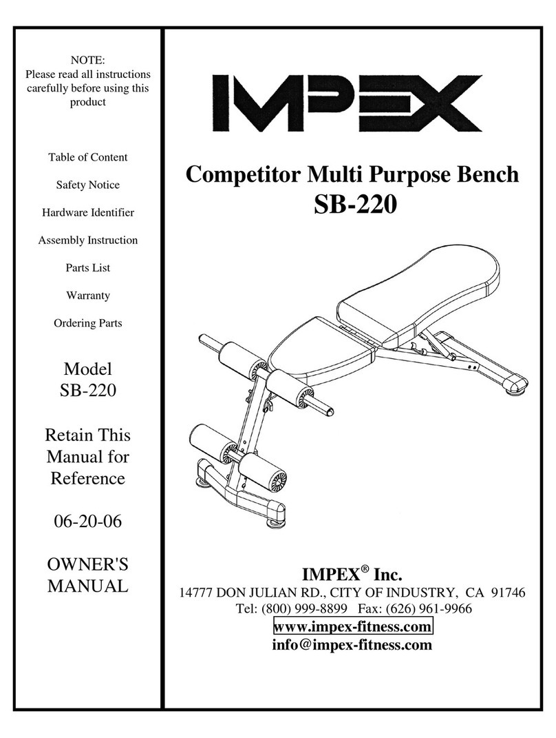 Impex Competitor SB-220 Manuel utilisateur