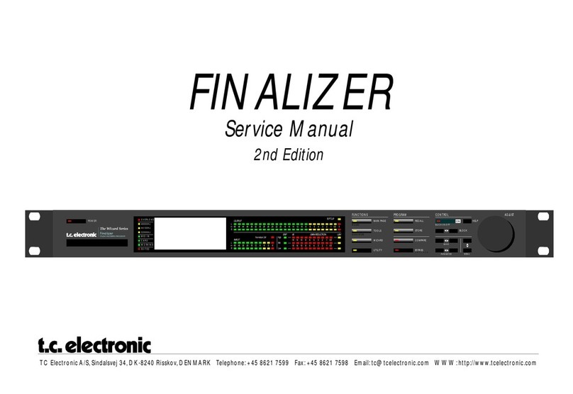 TC Electronic Finalizer Manuel utilisateur