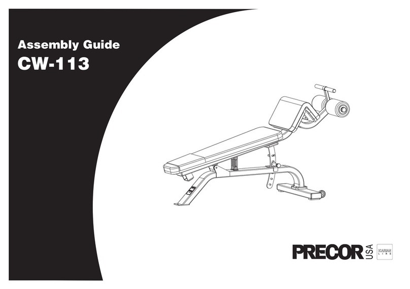 Precor CW-113 Manuel utilisateur
